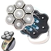 Universal 7 Magnetic Head Shaver Replacement Heads Compatible with Freebird SHPAVVER Wyklaus Freedom Bird Head Shaver Replacement Heads (7 Magnetic Silvery)
