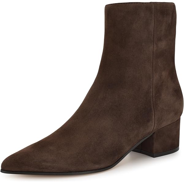 Style & Co. Women's Gladyy Faux Suede Ankle Boots - Comfy Black Booties For Everyday Wear