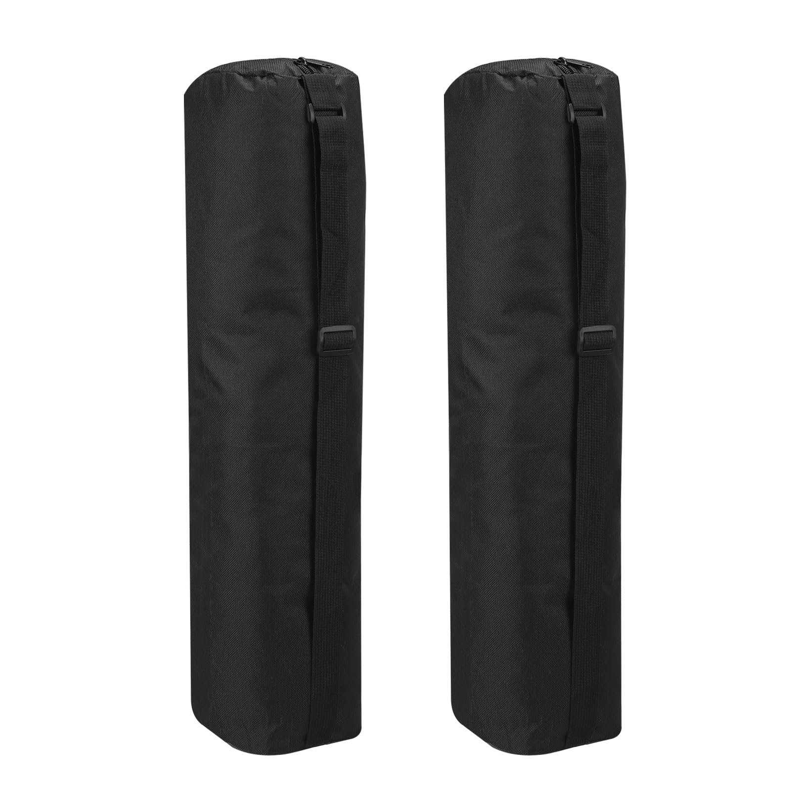 PATIKIL 19x4x4 Inch Grill Storage Tool Bag, 2 Pack Grilling Tools BBQ Bag for Grill Utensil Storage 600D Oxford Foldable Tripod Carry Bag with Adjustable Shoulder Strap for Outdoor Camping