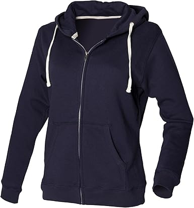ladies navy zip up hoodie
