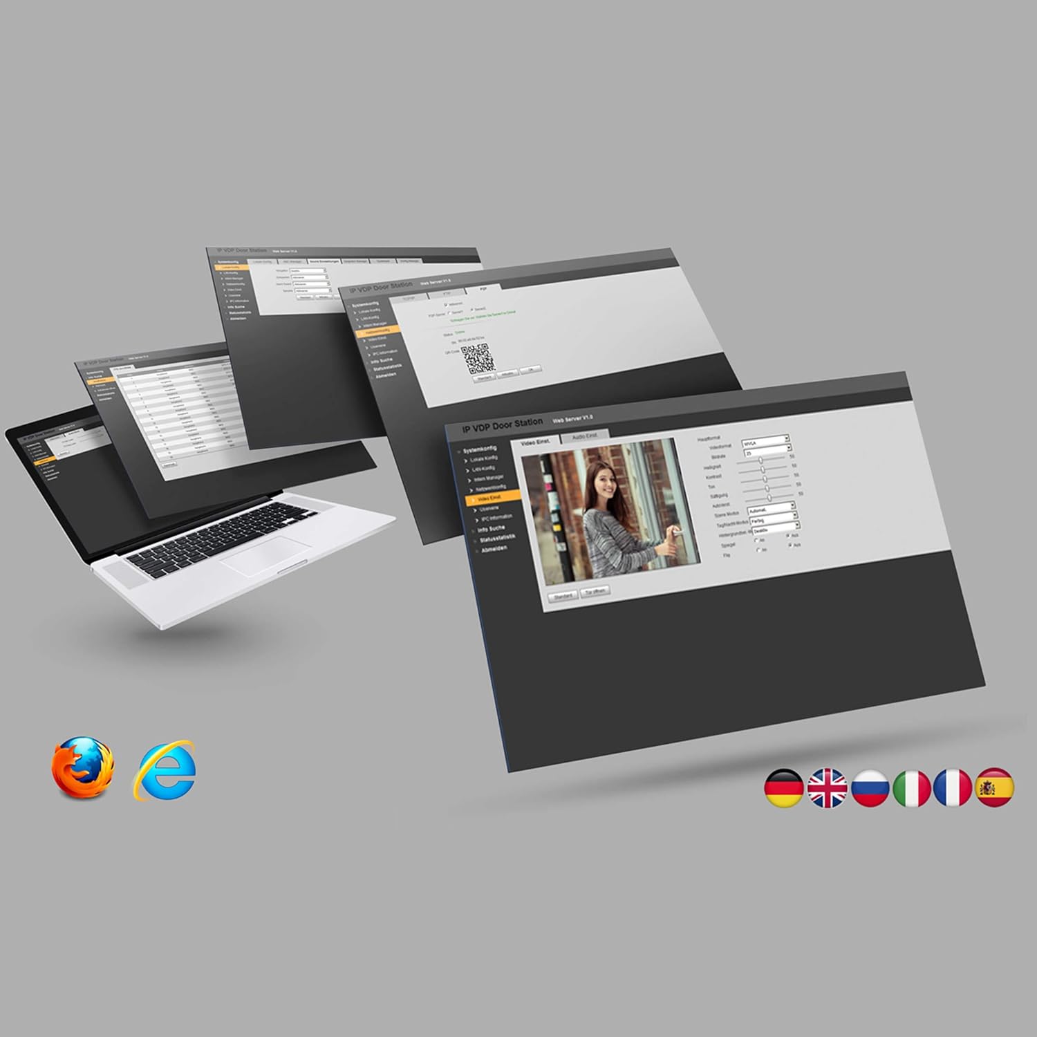 Goliath IP Video T uuml rsprechanlage Unterputz RFID T uuml rstation