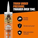 Gorilla 1144110 All Conditions Sealant Silicone Clear 295ml Fast Set Mould view 8