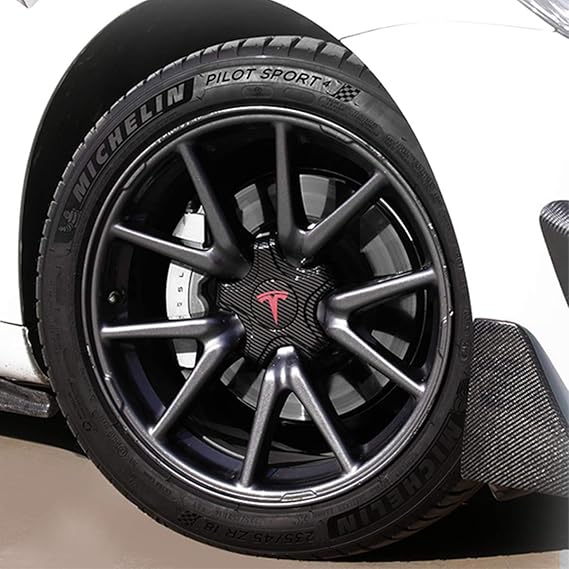 Hub Cover Hubcaps for Tesla Model 3 Center Caps Modification Kit Wheel