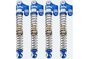 GENERIC Powerhobby 1/24 Axial SCX24 Aluminum 58mm Long Travel Shocks (Blue)