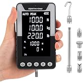 Mxmoonfree 1000N Digital Force Gauge Push Pull Meter with USB Output | 3.9 Inch Large Display Multi Units N Kg Lb Calibration Certificate Included for Tension Compression Destructive Testing