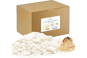 TRINIDa Soy Wax Flakes, Premium Natural Candle Wax 5LB, 100% Soy Wax for Candle Making from Organic Farm, No Additives, Harmless and Pure
