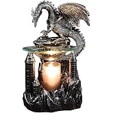 Ebros Smaug Castle Guardian Dragon Electric Oil Burner Tart Warmer Aroma Scent Statue 9.5
