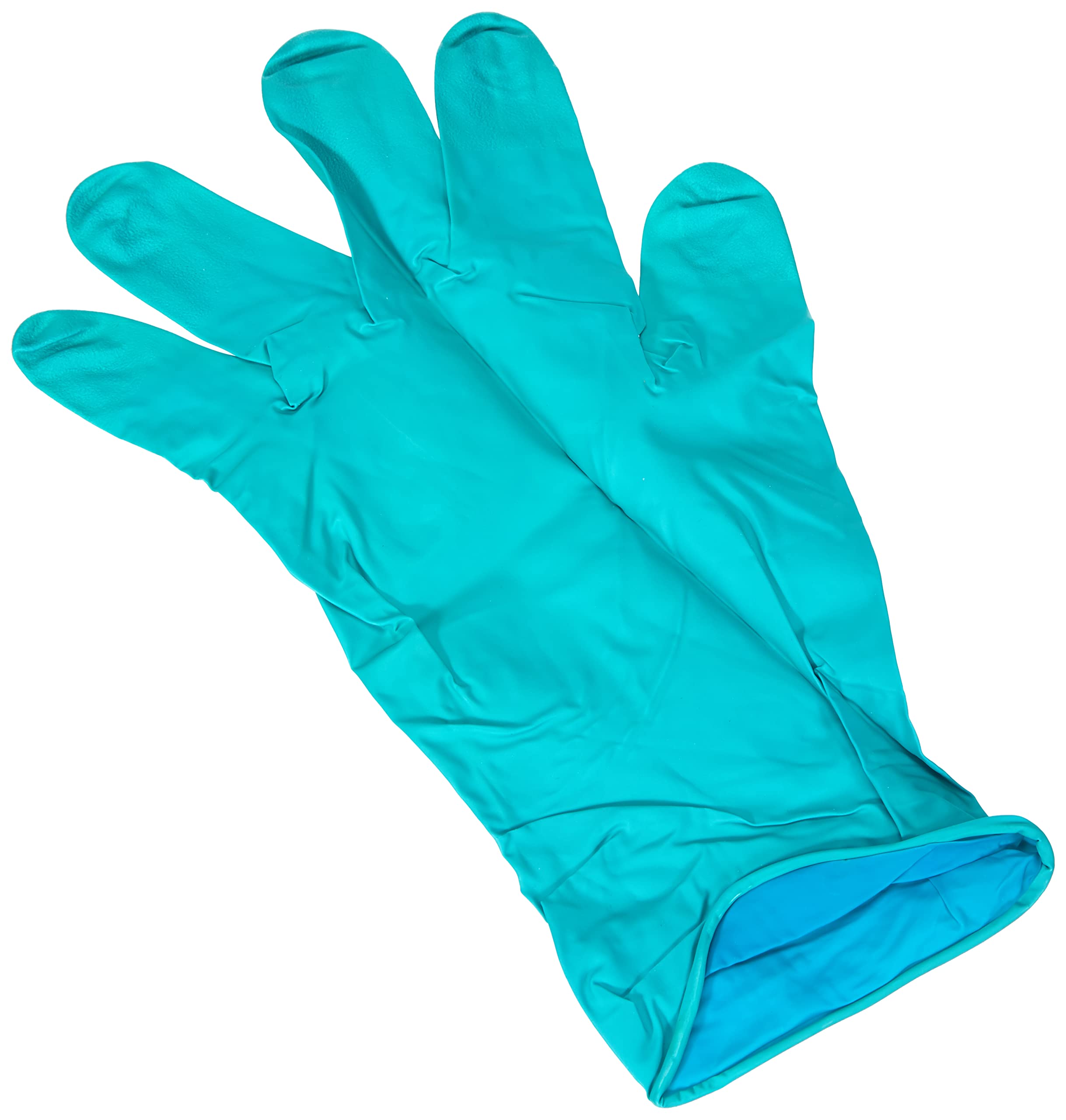 Ansell Microflex 93-260 Disposable Nitrile/Neoprene Gloves, Chemical Resistant, Industrial, Mechanics and DIY use, Green, Size XL (9.5-10) (Pack of 3 pairs - 6 Gloves)