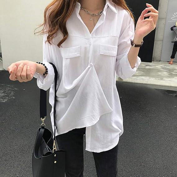 white thin shirt