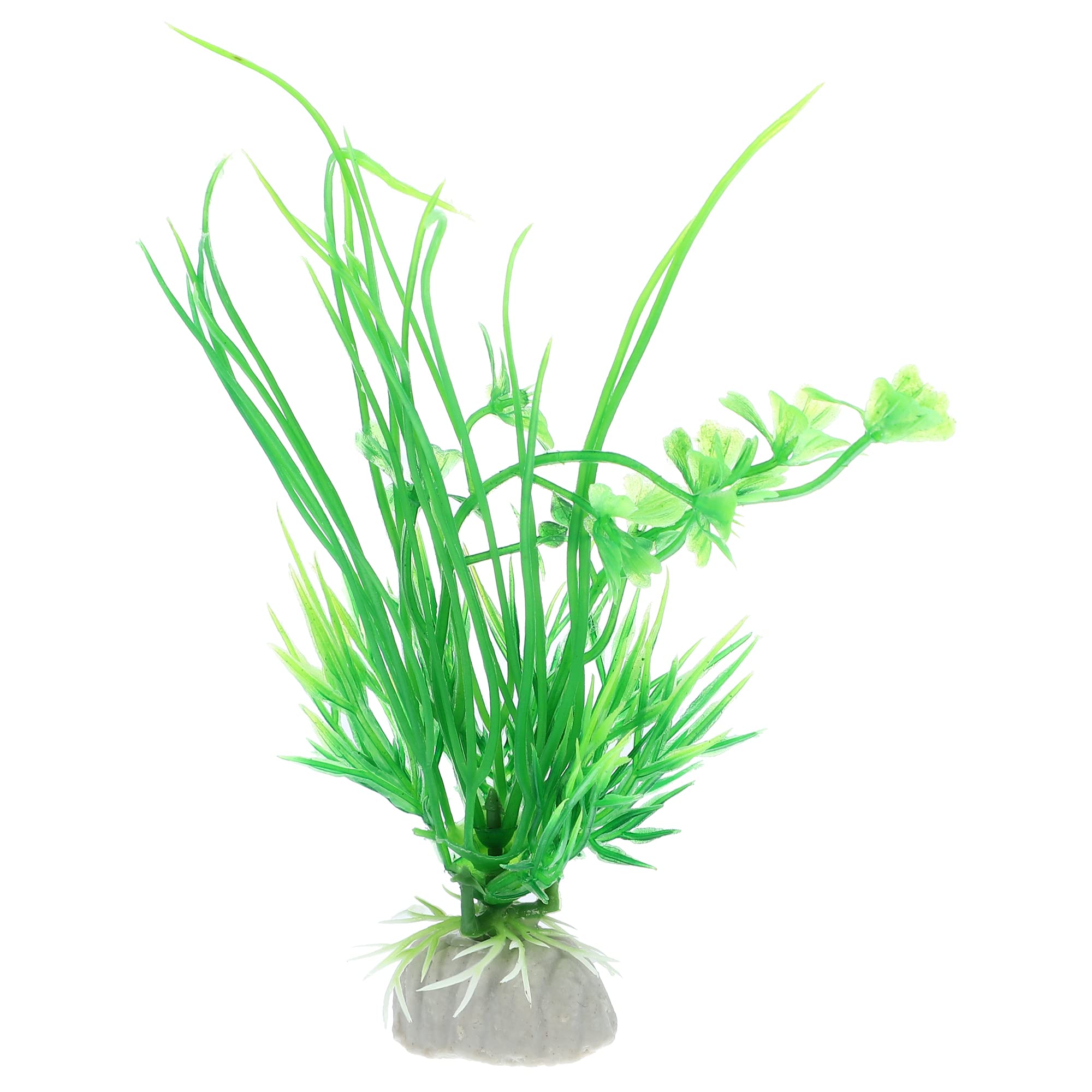 VOCOSTE 1pcs Fish Tank Aquarium Decorations Plants, Green 5.12"