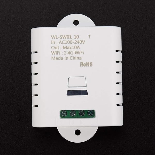 Cuasting WiFi Smart Switch Relay 10A Tuya Smart Life App Control remoto funciona con Alexa Ifttt Home