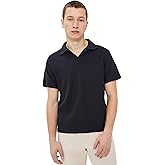 FRAME Men's Short Sleeve Jacquard Polo