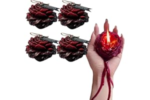 4 Pcs Low Temperature Candles Wine Red Peony Flower Shaped Rose Scented Adult Low Heat Body Safe Wax Play for Couples