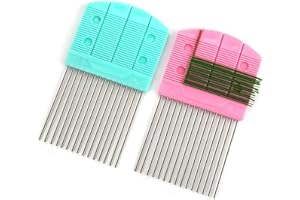 FRCOLOR Large Paper Quilling Comb Tool Pink Paper-Rolling Knitting Machine with Board for Crafting and DIY