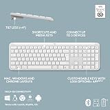 Logitech Signature Slim K950 Wireless Keyboard UK QWERTY White Bluetooth view 9