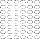 Uniclife 100 Pack 12mm Mini Split Jump Ring with Double Loops Jewelry Connectors view 8