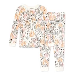Burt's Bees Baby Baby Boys Pajamas, 2-Piece Tee and