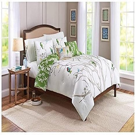 Luxlen 5 Piece Birds And Nature Comforter Set Full Queen Amazon