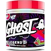 GHOST Legend All Out Pre-Workout Powder, Cherry Limeade - 20 Servings - Pre-Workout Supplement for Men & Women - Energy & Pumps - Caffeine, Citrulline, Beta Alanine, Betaine, NO3-T- Sugar Free
