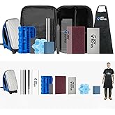 JOYTUTUS Professional Ski & Snowboard Tuning and Waxing Kit - Complete All-in-One Set with Wax Iron, All Temperature Wax, Edge Tuner, Brush, Scraper, P-Tex - Everything Needed for Basic Tune & Wax