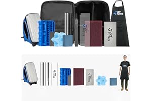 JOYTUTUS Ski & Snowboard Tuning Kit with Wax, Standard & Advance & Professional Kit with Wax Iron