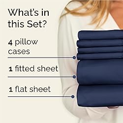 CGK Linens Full 6 Piece Sheet Set - Cooling Sheets