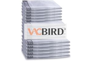 Vacbird 15-Pack Vacuum Storage Bags for Travel, Large/Medium/Small Compression Bags for Clothes (No Pump)