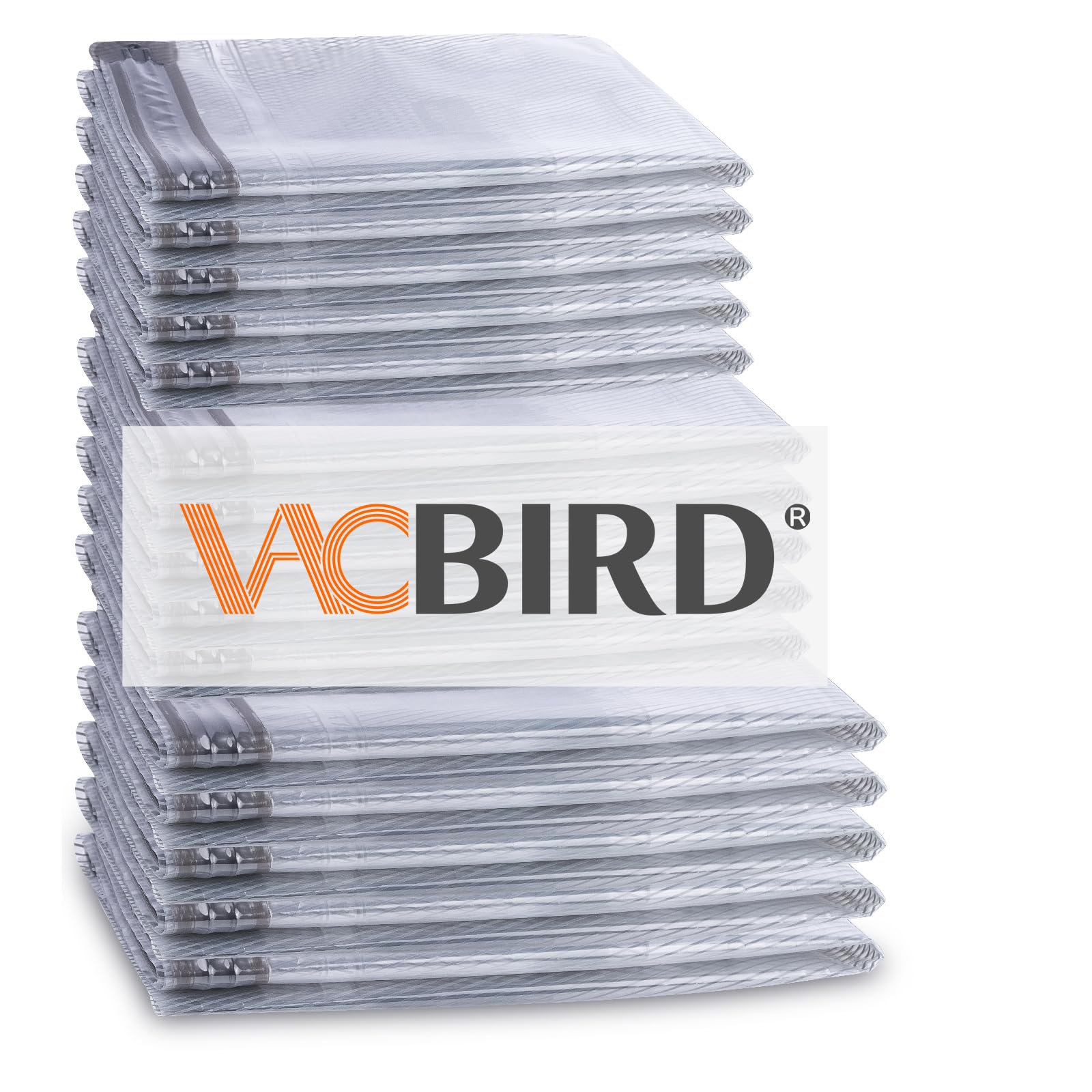Photo 1 of Vacbird 15-Pack Vacuum Storage Bags for Travel, Large/Medium/Small Compression Bags for Clothes (No Pump)