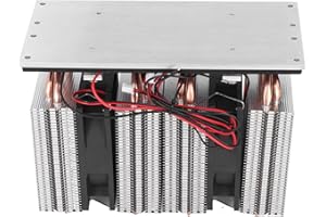 LUQEEG Portable Cooling Module 12V 240W, Semiconductor Refrigeration Cooling System Thermoelectric Cooler Peltier System DIY Radiator Air Cooling Device, Industrial Refrigeration Equipment