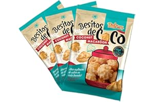 DULZURA BORINCANA Dulzura Besitos de Coco, Coconut Macaroons, 3.5 Ounce (Pack of 3)