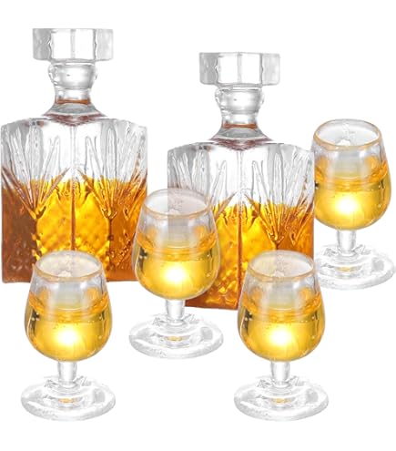 Set De 10 Botellas De Vino En Miniatura Para Casa De Muñecas – Escala 1:12 – Decoración De Cocina Y Estantería – Plástico De Calidad