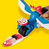 Play-Doh Marvel Captain America Moto-Slicer Playset with Bendy Figure view 8