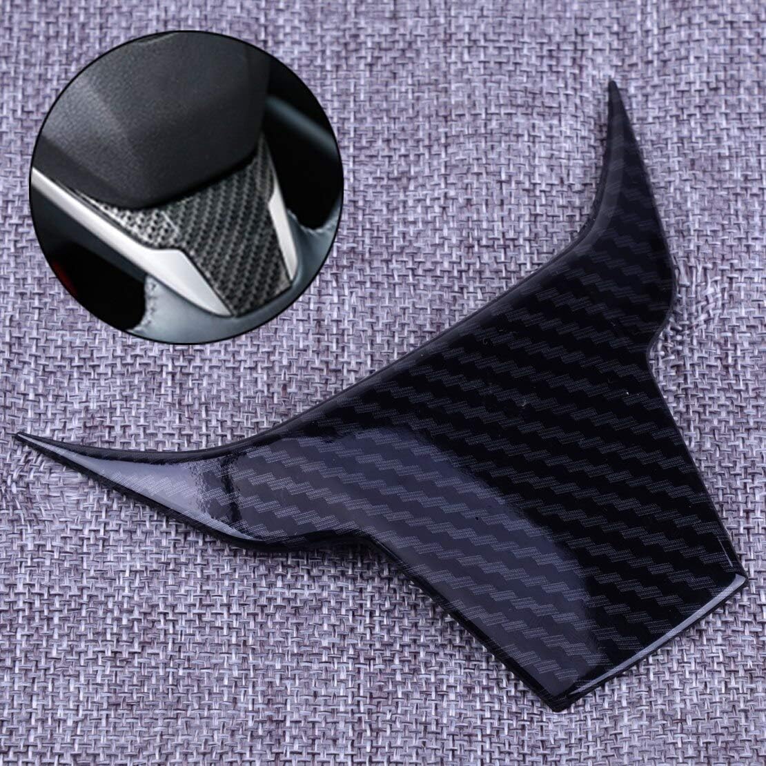 Car Steering Wheel Cover Trim Carbon Fiber Texture Decoration Accessories Fit For Honda Crv 2017 2018