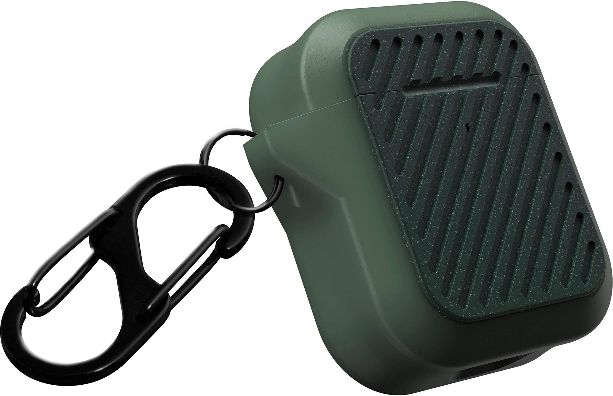 LAUTCapsule IMPKT for AirPods 2 and 1 Charging Case | Ultra-Tough | Impact Ready | Front LED Visible (Moss)