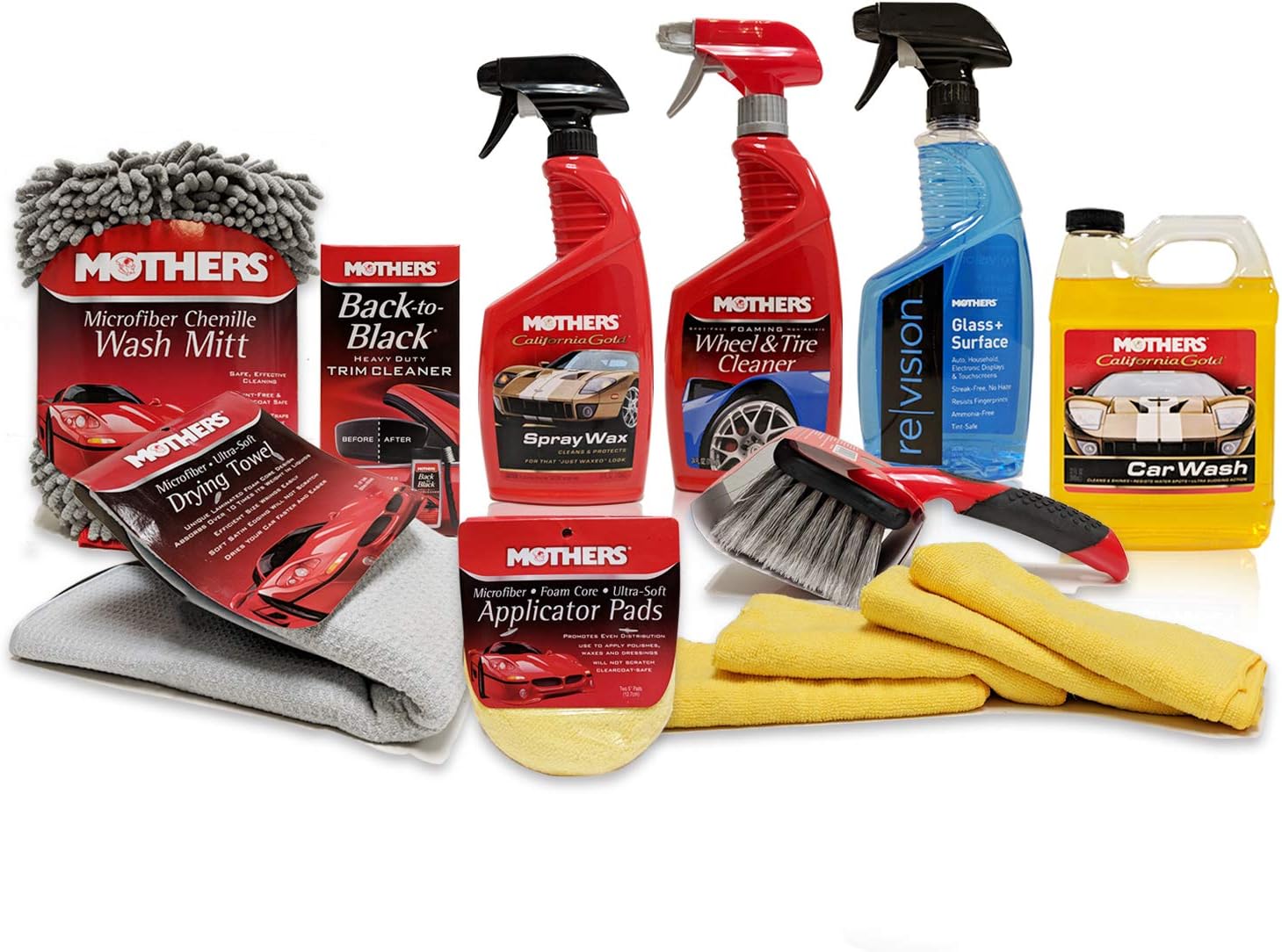 Mothers Exterior Car Care Detailing Kit, (13 Mothers Exterior Car Care Detailing Kit, (13
