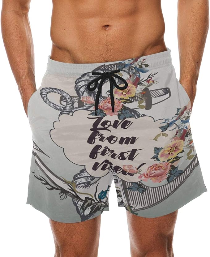 men's shorts with elastic sides