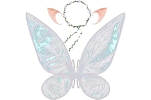 CLONG Fairy Wings Adult Women Fairy Wings for Girls Butterfly Wing Halloween Dress Up