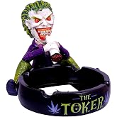 Trendy Zone 21 Infamous Toker 6x4 Inches Joker Ashtray, Stylish Design for a Trendy Experience