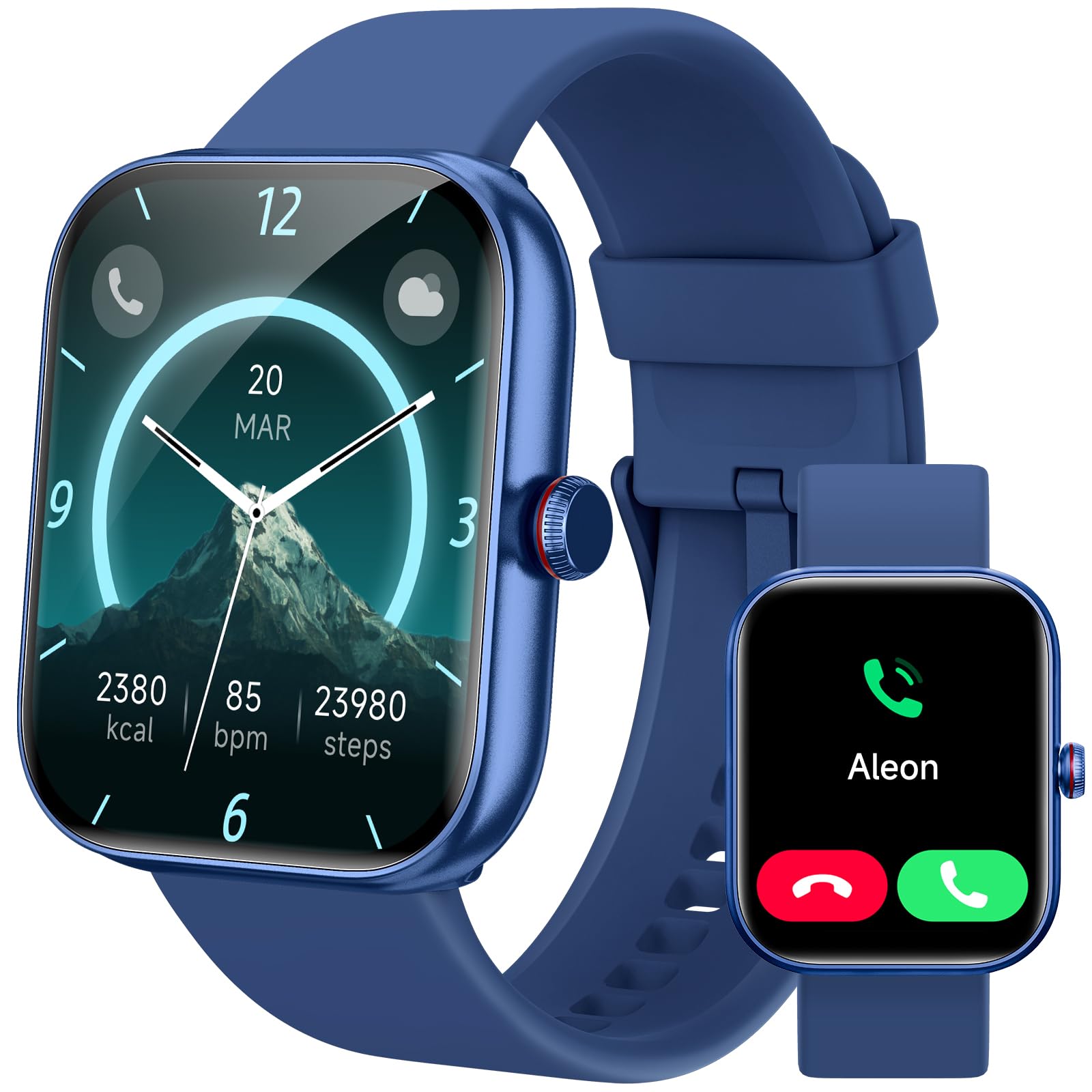 Photo 1 of Smart Watch for Women Men, Smartwatch for iPhone & Android Bluetooth (Answer/Call) Built-in Alexa, 1.91" HD Fitness Tracker with 105+ Sport Modes, IP68 Waterproof, Sleep/Heart Rate/SpO2/Stress Monitor