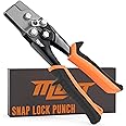 Mutt Tools Snap Lock Punch – Gutter End Cap Crimper Tool with Ergonomic Grip – End Cap Crimper for Gutter Tools and Snap Lock for Sheet Metal Ductwork