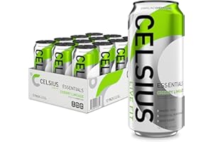 CELSIUS ESSENTIALS, Sparkling Cherry Limeade, Performance Energy Drink 16 Fl Oz (Pack of 12)