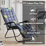 DKIEI Printed Floral Sun Lounger Cushion 168x48x8cm Pineapple view 4