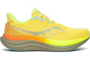 Saucony Mens Triumph 23 Running Shoe, Vizigold/Laurel, 8.5 M US