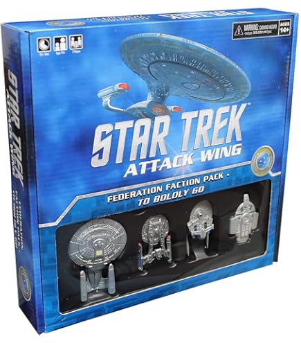 Star Trek Attack Wing – Federation Faction Pack: Lost In The Delta Quadrant (WizKids, 2024)