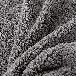 PU MEI Sherpa Throw Blanket for Couch Sofa