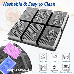 (More Styles Optional) Fuehbur 3 Pack Bee Soap