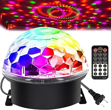 Lámpara estroboscópica de luces de la fiesta de la bola de discoteca