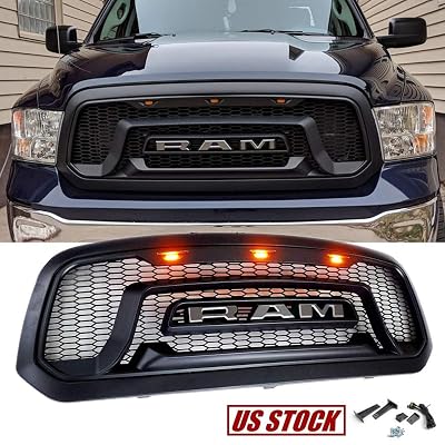 Front Grille For 2013-2018 Dodge Ram 1500 Rebel Style Mesh