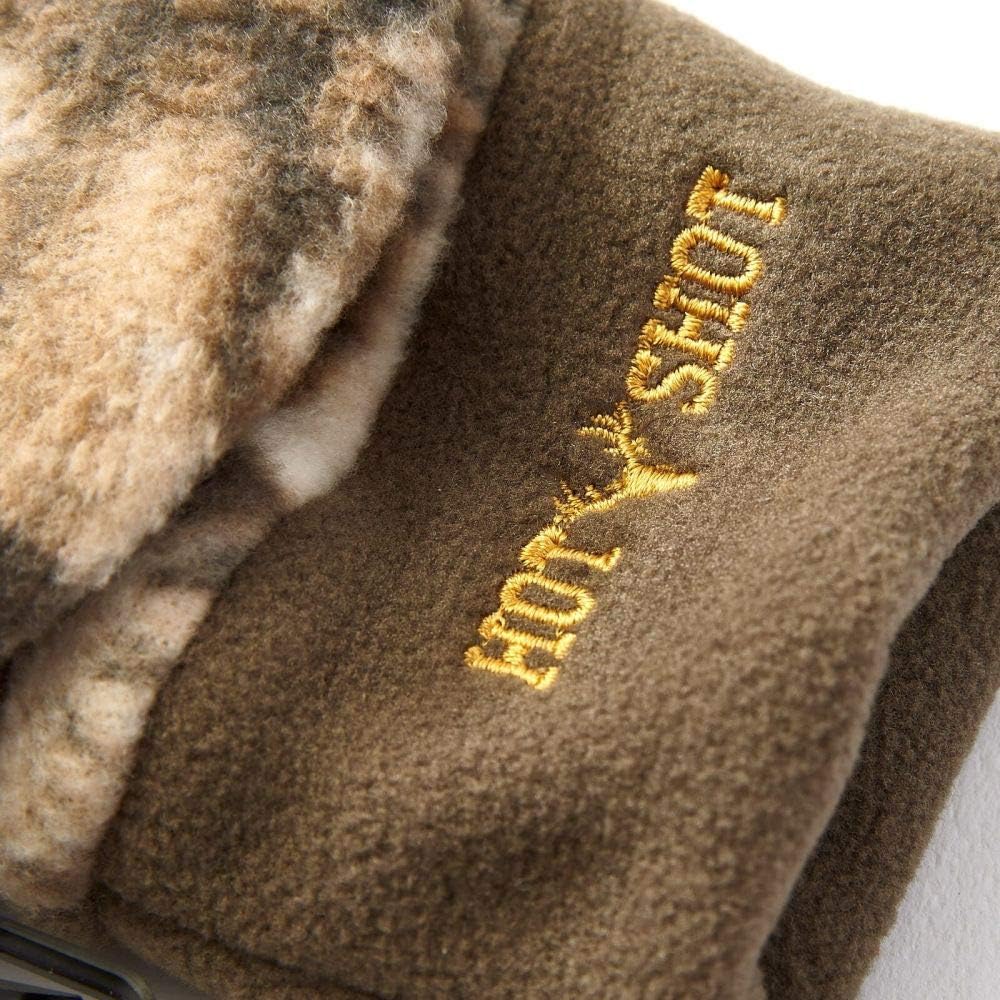 HOT SHOT Men’s Camo Bulls-Eye Fleece Pop-Top Mittens – Realtree Edge Outdoor Hunting Camouflage: Clothing