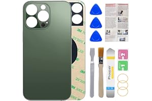 Phoupair OEM Rear Back Glass Replacement for iPhone 13 Pro 6.1 Inches with Professional Repair Tool Kit (Alpine Green)